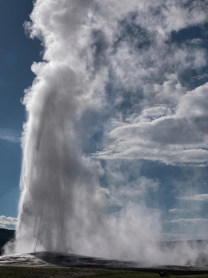 Old Faithful Geyser - Yellowstone Photograph by Emil Davidzuk | Fine ...