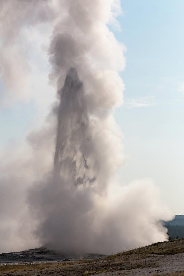 Yellowstone National Park Photograph - Old Faithful by Penny Meyers