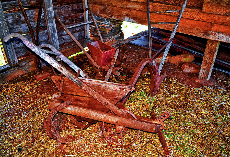 Old Farm Equipment 001 Photograph by George Bostian