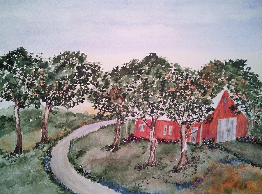 Old Farm House Painting by Susan Nielsen