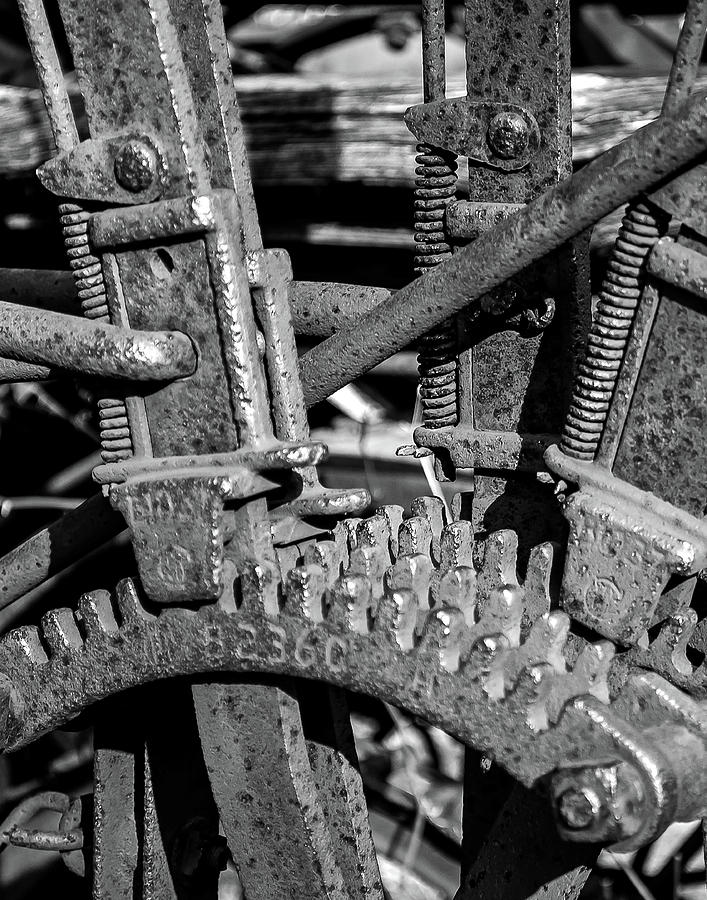 Landscape Photograph - Old Farm Machinery #2 by Allen Sheffield Landscape Photograph - Old Farm Machinery #2 by Allen Sheffield