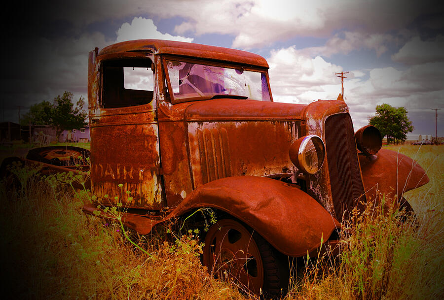 Old Farm Truck Bereft Photograph