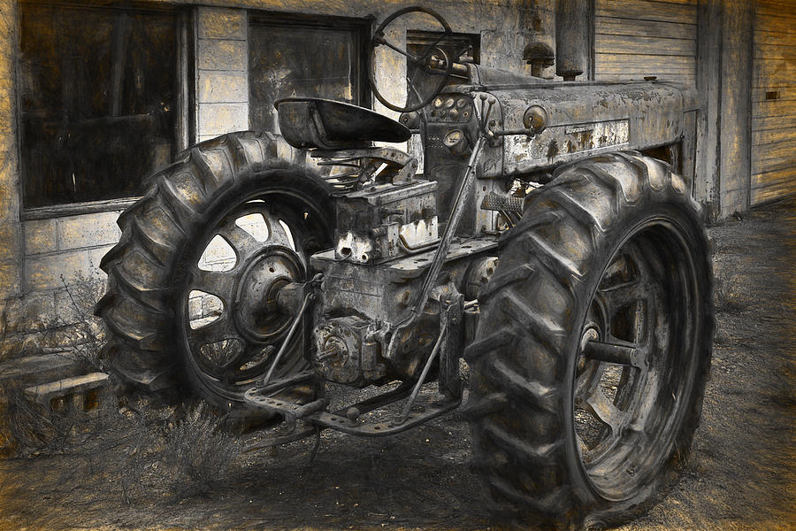 Old Farmall Tractor Photograph by Randall Nyhof