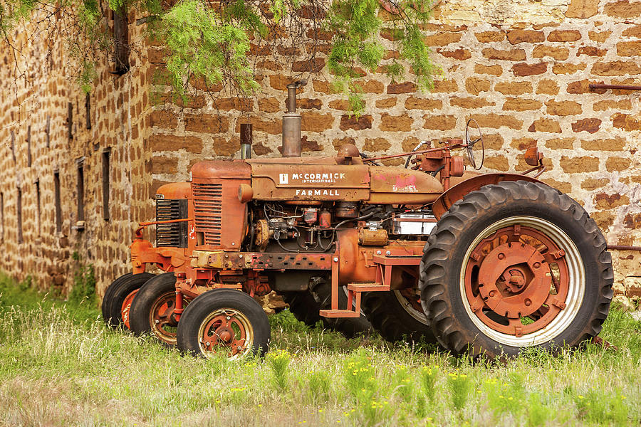 Old Farmall Tractors Photograph by Art Block Collections