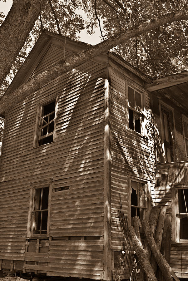 Fork Photograph - Old Farmhouse in Summertime by Douglas Barnett