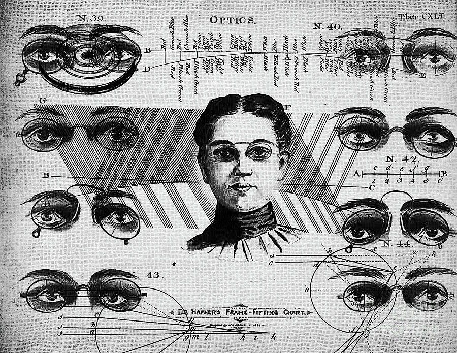 Old Fashion Eye Chart Photograph by Doc Braham