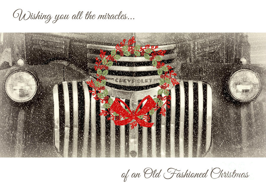 Old Fashioned Christmas Miracles Photograph by Robert ONeil