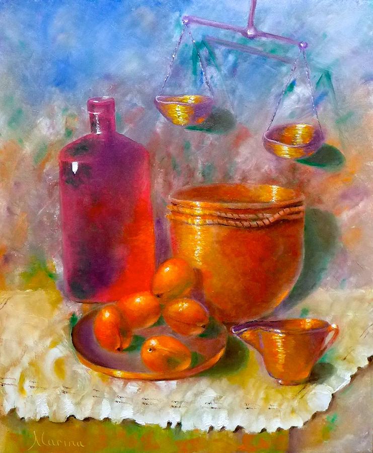 Still Life Painting - Old Fashioned Recipe by Marina Wirtz