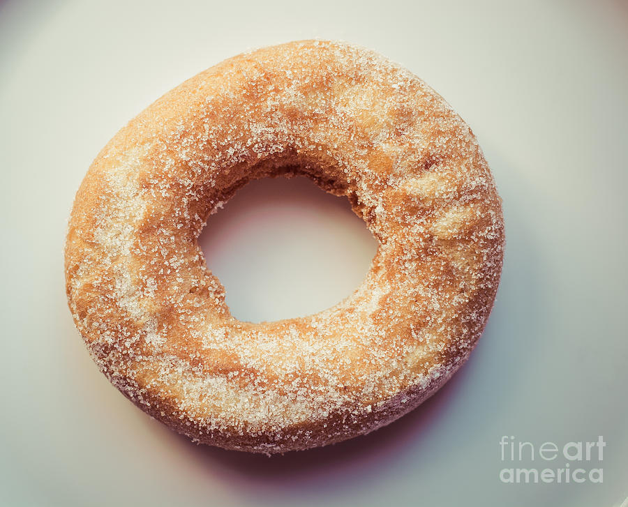 Old Fashioned Sugar Donut Photograph by Cheryl Baxter
