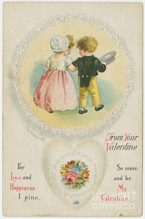 Dove Painting - Old Fashioned Valentine Two by Pd