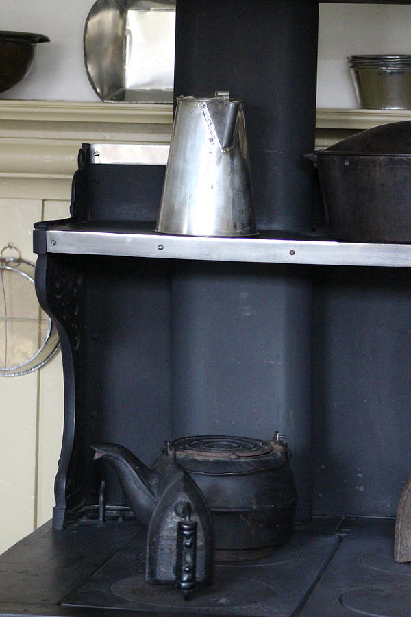 Old Fashioned Wood Stove Photograph by Colleen Cornelius