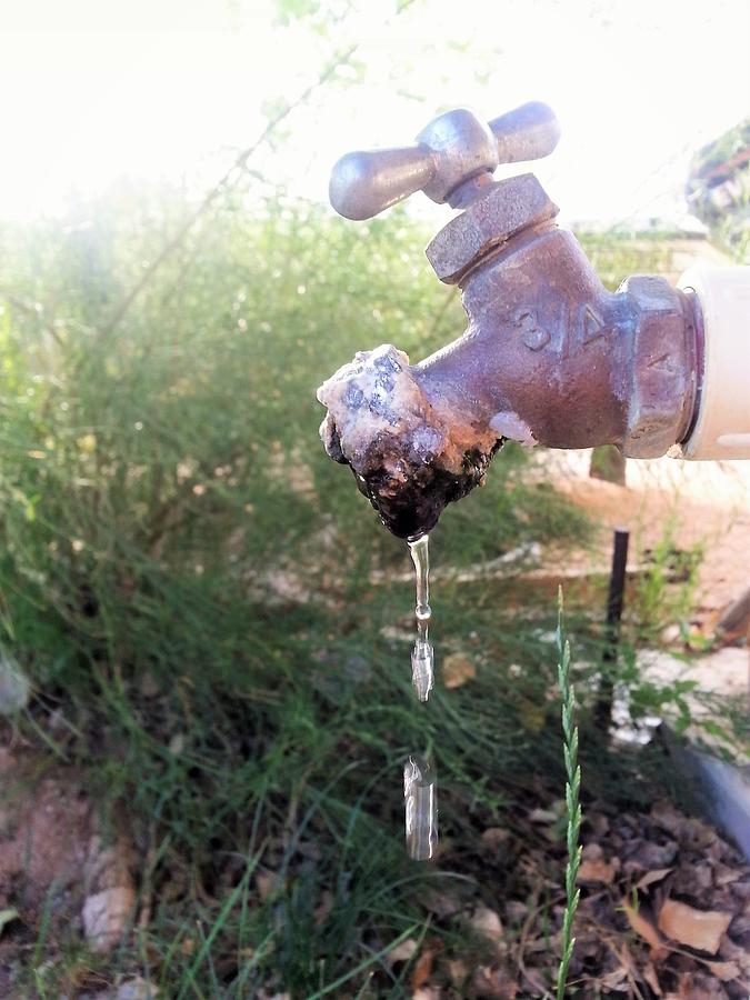 Old Faucet Photograph by Jennifer Thomas