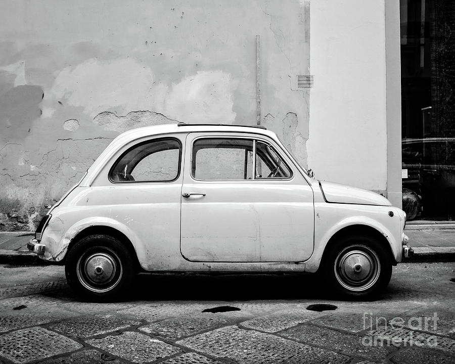 Old Fiat Florence Italy Photograph by Edward Fielding