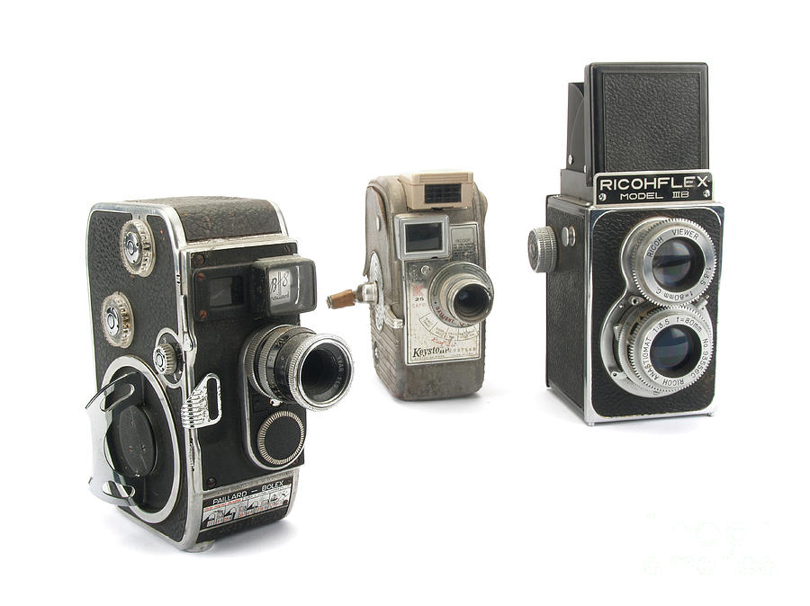 Old Film Cameras B Photograph by Amit Strauss