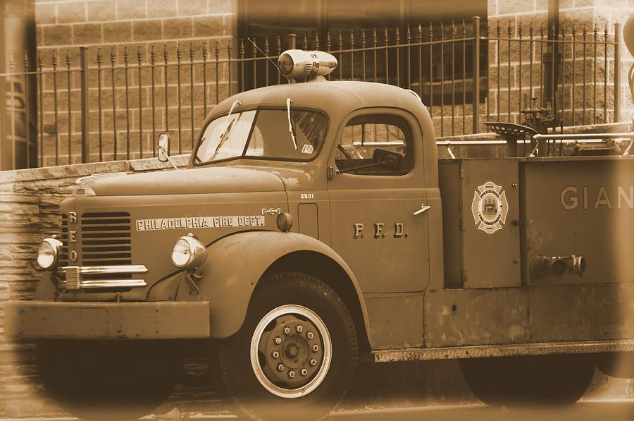 Old fire truck Photograph by Gerald Kloss