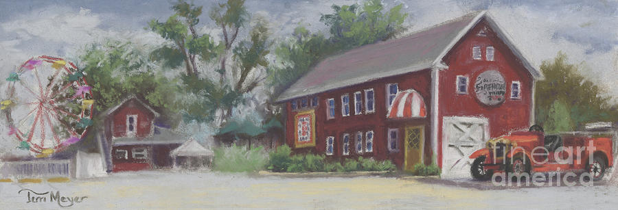 Old Firehouse Winery  Painting by Terri  Meyer