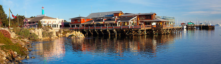 Architecture Photograph - Old Fishermans Wharf, Monterey by Panoramic Images
