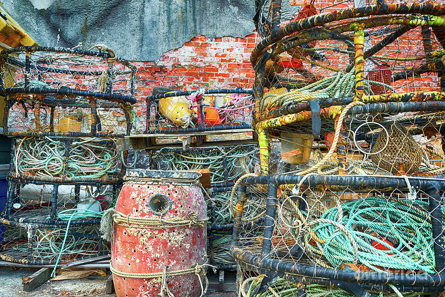 Old fishing gear Photograph by Paul Quinn