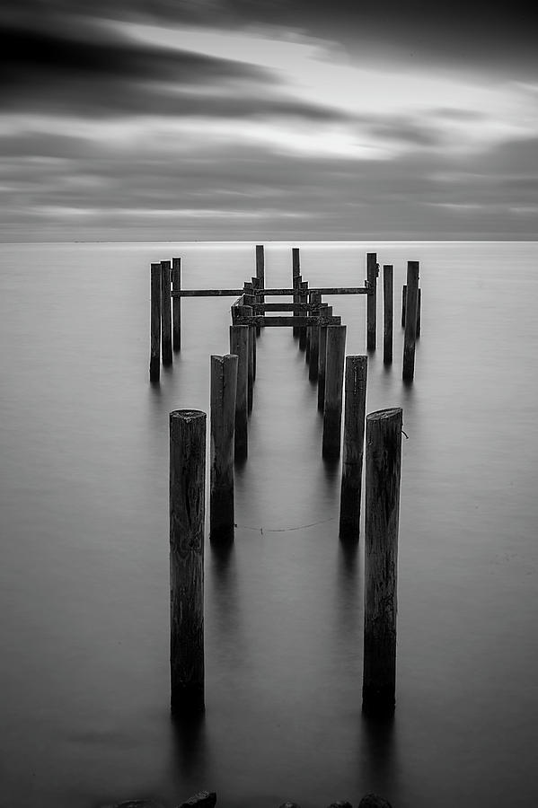 Old Fishing Pier Photograph By Jeffrey Foster - Pixels