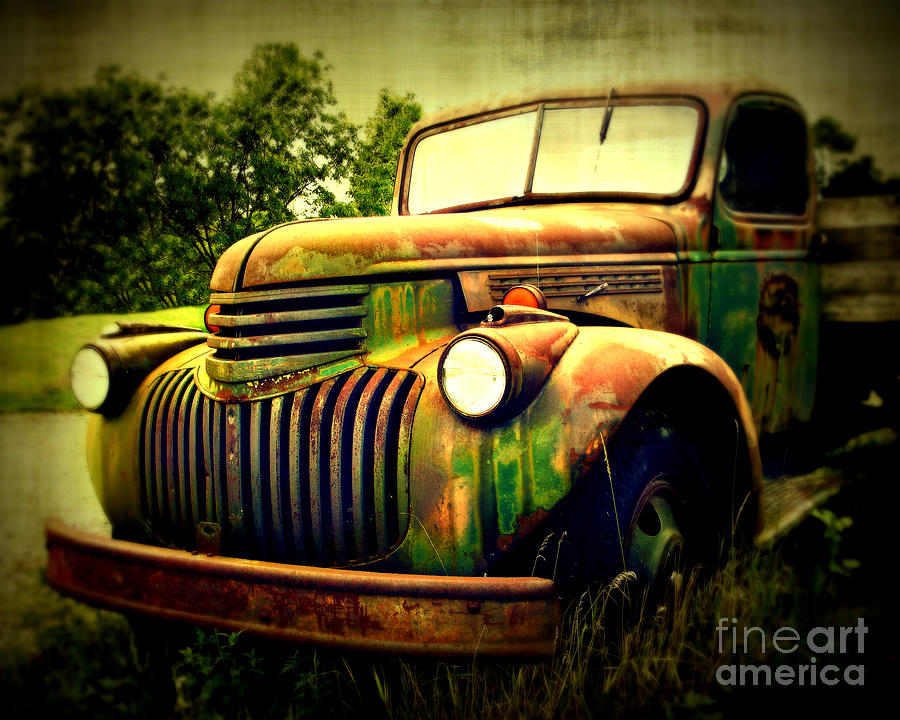 Old Flatbed 2 Photograph by Perry Webster