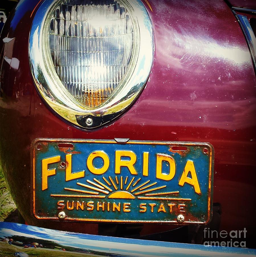 Vintage Photograph - Old Florida by Valerie Reeves
