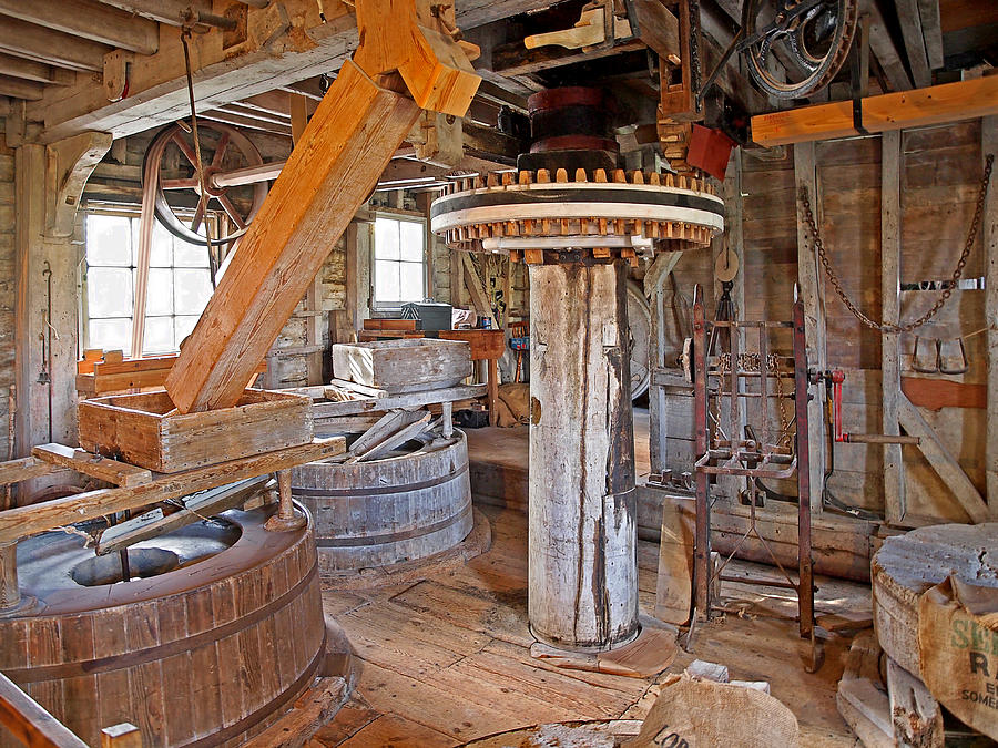Old Flour Mill Photograph by Gill Billington