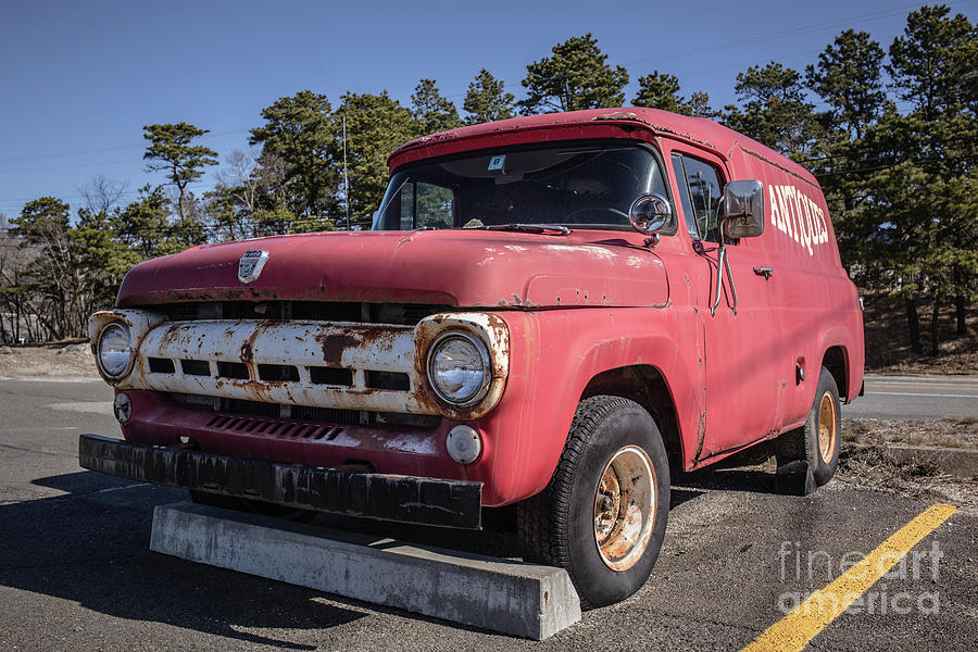 Old Ford Antiques Van Cape Cod Photograph by Edward Fielding