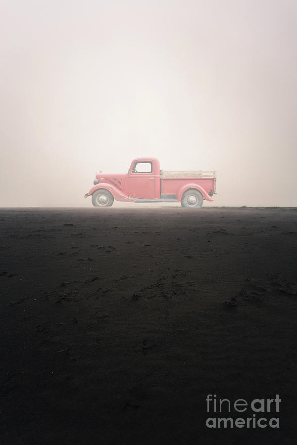 Old Ford Pick Up Truck in the Mist Photograph by Edward Fielding