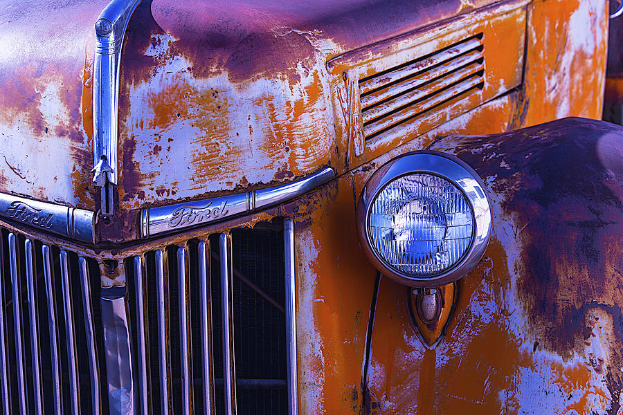 Truck Photograph - Old Ford Pickup by Garry Gay