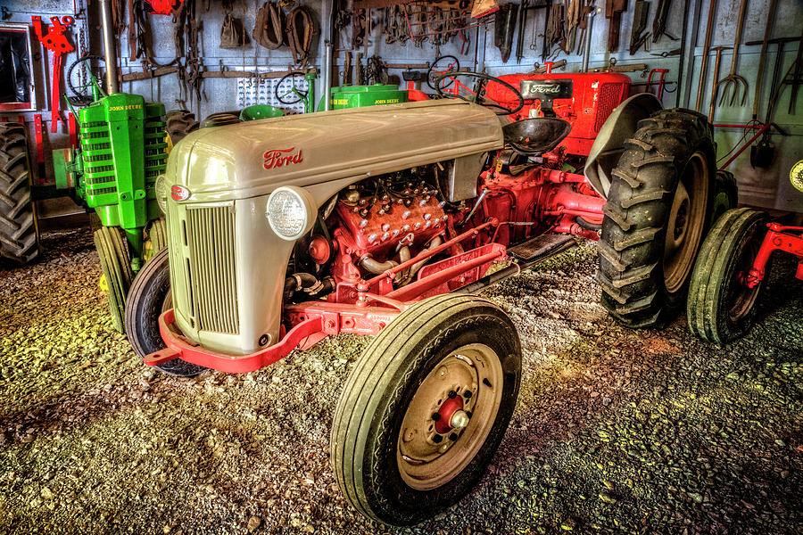 Old Ford Tractor Photograph by Debra and Dave Vanderlaan