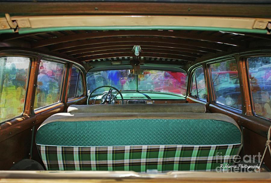 Old Ford Woody Interior Photograph by Randy Harris