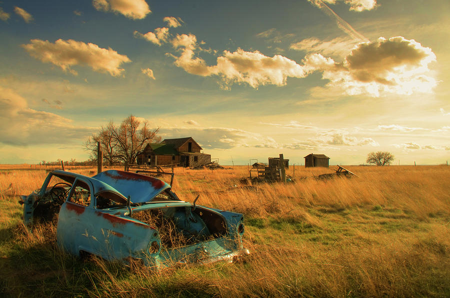 Old Fords And Farms Photograph by John De Bord