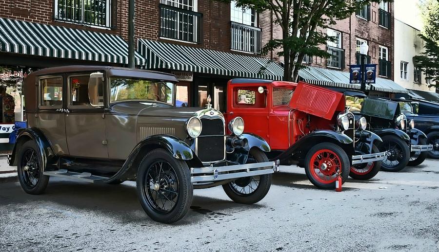 Old Fords Photograph by Vic Montgomery