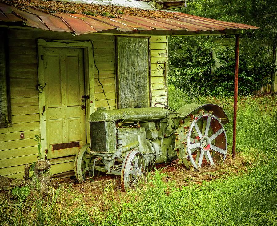Vintage Photograph - Old Fordson Tractor by Sandra Burm