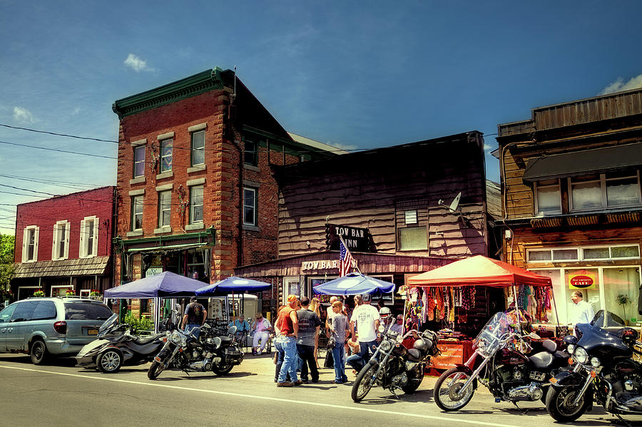 Old Forge - Bikes and Brews Photograph by David Patterson