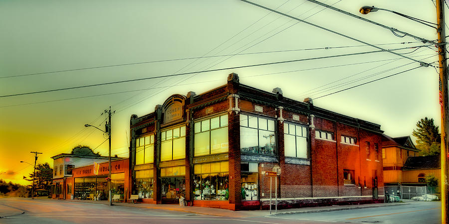Old Forge Hardware in the Town of Webb Photograph by David Patterson