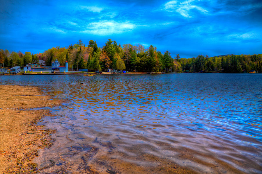 Old Forge Pond During the 2015 Paddlefest Photograph by David Patterson