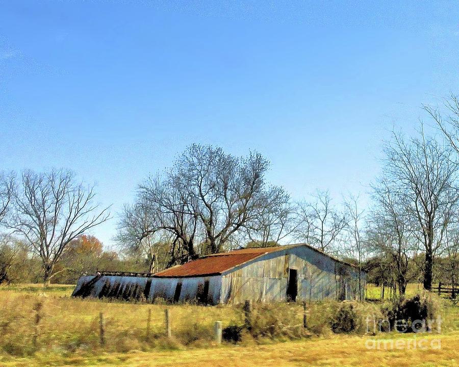 Old Forgotten Barn Near Paris Texas Photograph by Janette Boyd