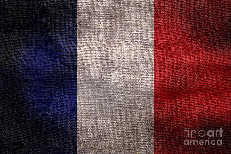 Paris Photograph - Old French Flag by Jon Neidert