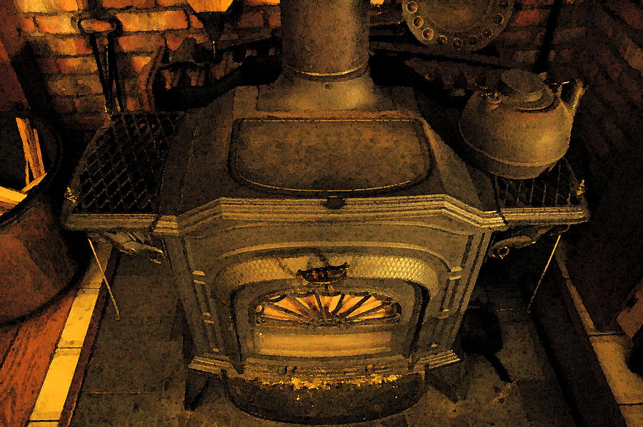Wood Stove Photograph - Old Friend  by Ross Powell