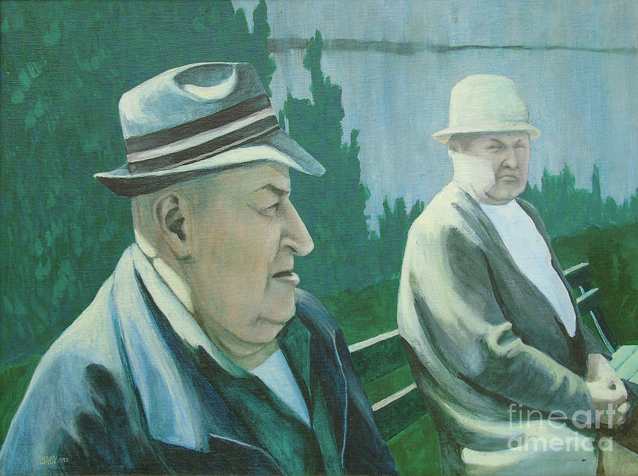 Old Friends Painting by Susan Lafleur