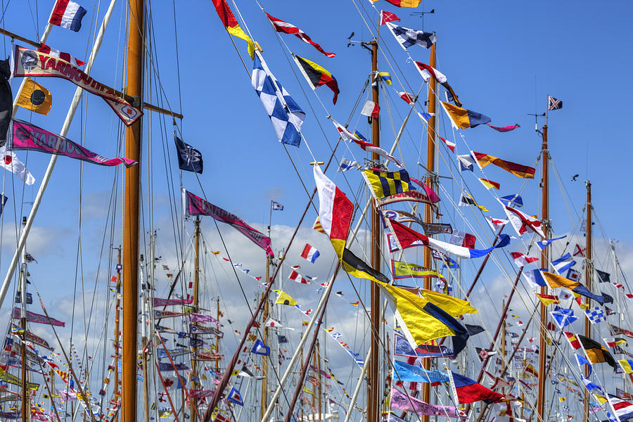 Boat Photograph - Old Gaffers Festival - Yarmouth by Joana Kruse