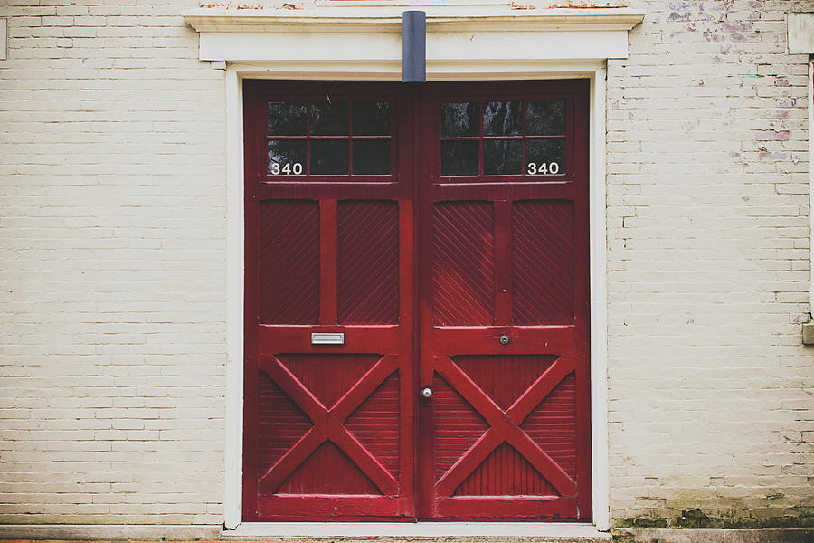 Old Garage Door Photograph by Zach Stambaugh - OlD Garage Door Zach Stambaugh