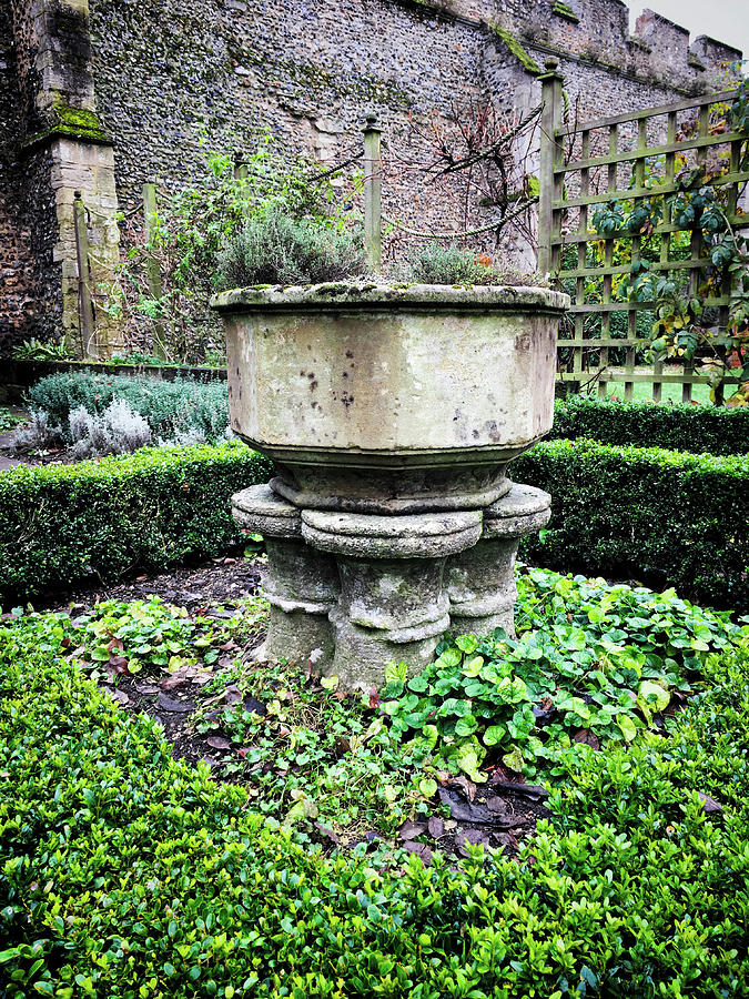 Old garden stone trough Photograph by Tom Gowanlock
