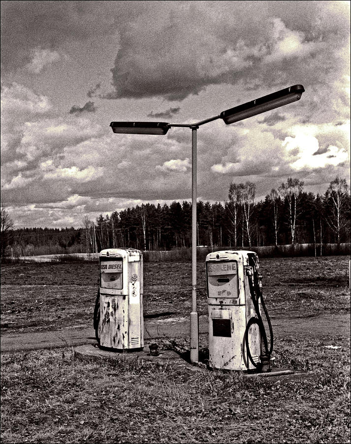 Old Gasoline Pumps Photograph by Jarmo Honkanen