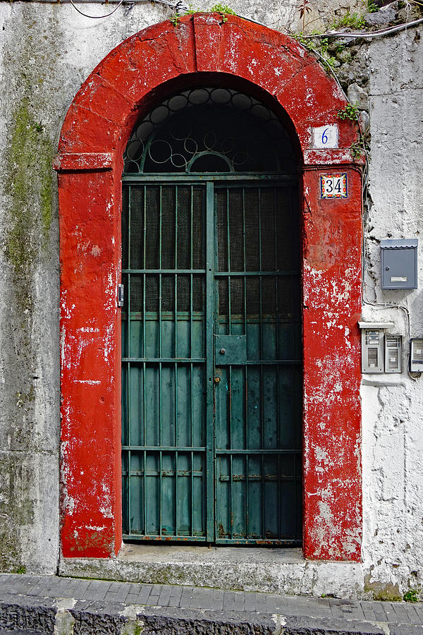 Old Gated Door In Amalfi italy  Photograph by Rick Rosenshein