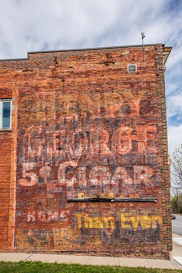 Old Ghost Sign Photograph by Paul Freidlund