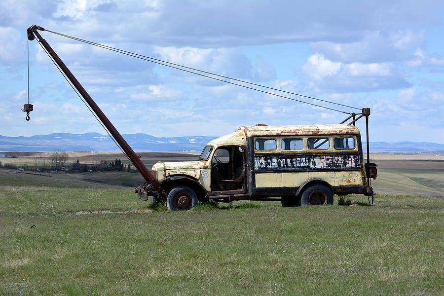 Old Gin Pole Truck Photograph by Ed Mosier