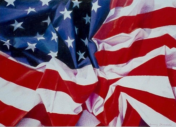 Old Glory  1 Painting by Constance Drescher