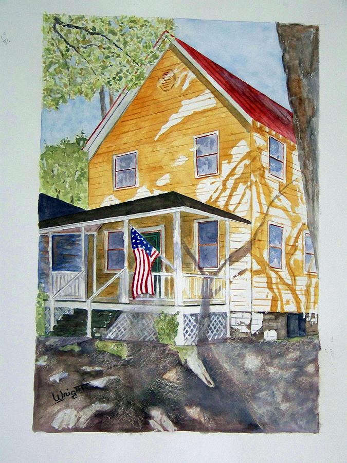 Old Glory Painting by Larry Wright